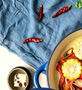 Enameled Cast Iron Dutch Oven - JINCHUFURI 5 Quart Cast Iron Dutch Oven Enameled Oven with Lid fo...