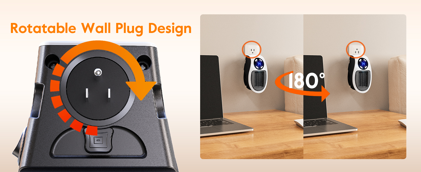 plug in heater wall outlet heater wall plug heater small heater mini heater space heater bathroom