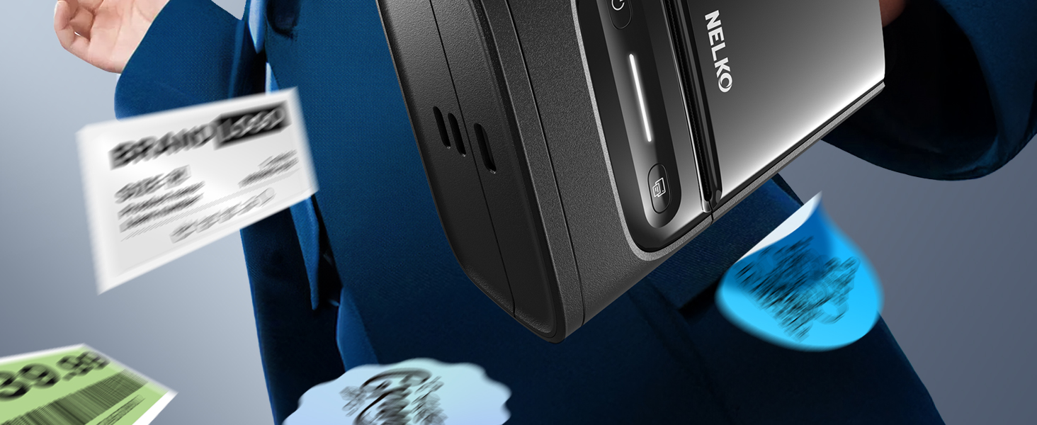 label maker label machine with tape thermal label