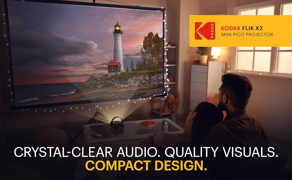 Kodak Flik X 2 mini portable cute projector 