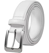 VATAN Men's Genuine Leather Dress Belts, Handmade Classic Every Day Leather Jeans Belt for Men Wo...