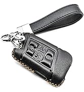 INFIPAR Fit for VW Volkswagen Tiguan Atlas Jetta Passat Golf Alltrack Push Start Genuine Leather ...