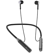 Hmusic Neckband Bluetooth Headphones, 30H Playtime Wireless Headphone, IPX5 Waterproof Sweat Resi...