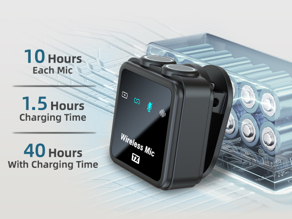 10 hour recording mic