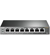 TP-Link TL-SG108PE V3 | 8 Port Gigabit PoE Switch | Easy Smart Managed | 4 PoE+ Ports @64W | Plug...