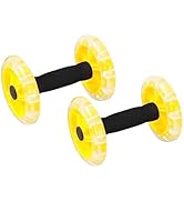 Toddmomy Household Appliances Exercise Abdominal Roller Workout Roller Abs Ab Fitness Roller Yell...