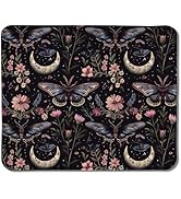 Butterfly Mouse Pad, Mystical Witchy Floral Butterfly Mouse Pads for Wireless Mouse Computers Lap...