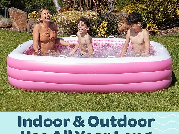 Family pool pink- 5