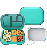 Bentgo Chill Kids Leak-Proof Lunch Box - 4-Compartment Bento Box with Built-In Ice Pack, 3.3 Cup ...