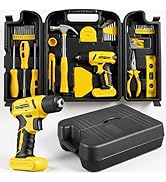 TLGREEN 101 Pcs 8V Cordless Drill and Tool Set,USB-C Rechargeable Power Tool Kit with Brushless M...