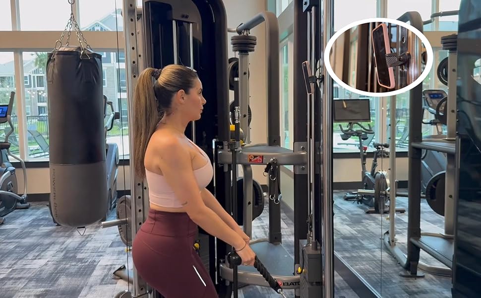 gym phone magnet mount