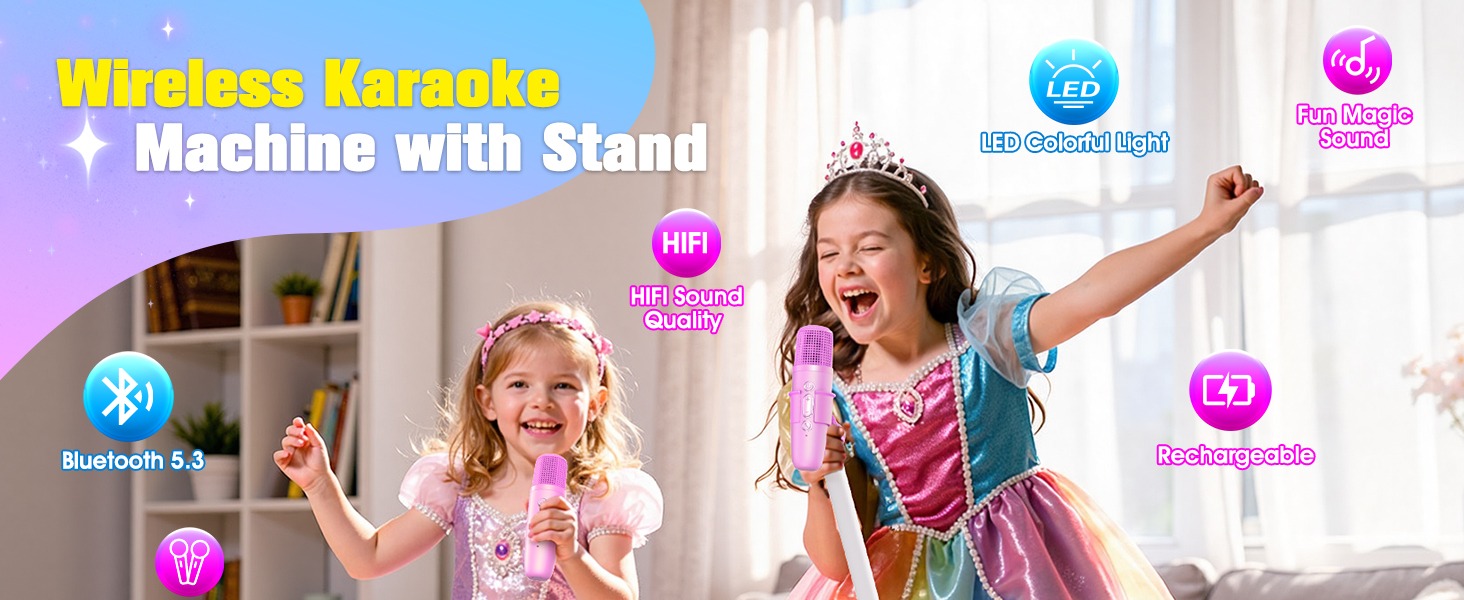 Kids Stand Karaoke Machine