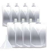 Cloudslucky 8&amp;16OZ 8PCS Drinking Pouches Liquid,Concert Plastic Flask Drink Bags, Food Grade Plas...