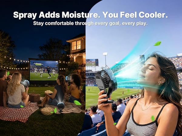 Golf Cart Mister Fan
