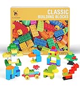 Cutedeer 138 Piece Building Blocks for Kids Toddlers, Classic Big Bricks Set Compatible with All ...