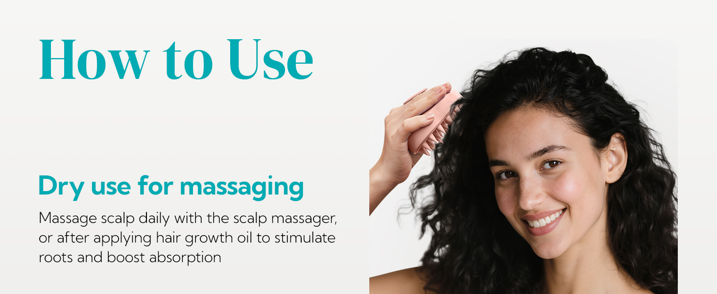 Scalp Massager Scalp Scrubber Shampoo Brush