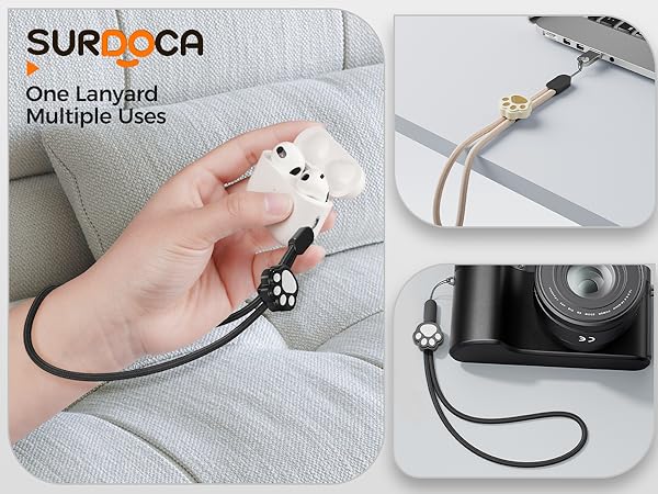 Cat paw phone Lanyard