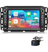 Car Radio Stereo for Chevy Silverado Tahoe 2007-2013 GMC Sierra Yukon, Android 13 Touch Screen 2+...