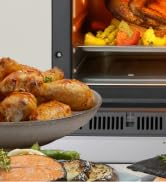 MIRASTON 10QT Air Fryer Toaster Oven Combo with 8 Presets, Family Size Compact Oven for Roasting ...