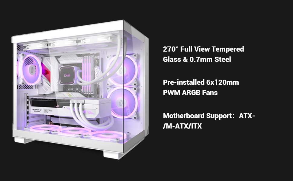 PCCOOLER C3T500 ARGB PC Case