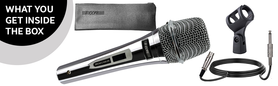 microphone for singing, wired microphone, dynamic microphone, mic, singing microphone
