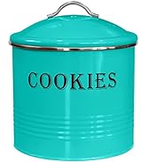 Blue Donuts Vintage Cookie Jar - Cookie Jars for Kitchen Counter, Airtight Jar Cookie Containers,...