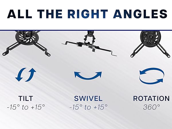 Extending Ceiling Projector Mount, Height Adjustable Projection