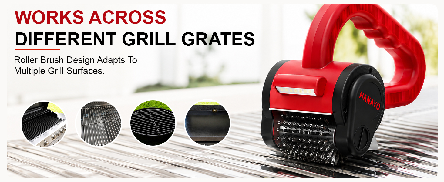 WORKS ACROSSDIFFERENT GRILL GRATES