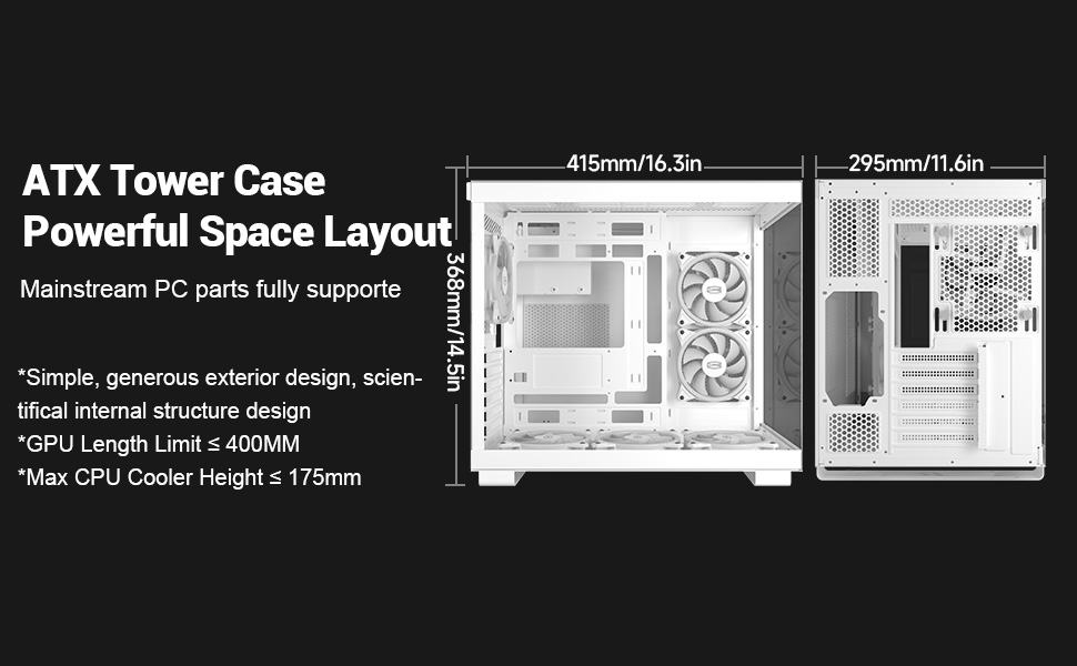 PCCOOLER C3T500 ARGB PC Case
