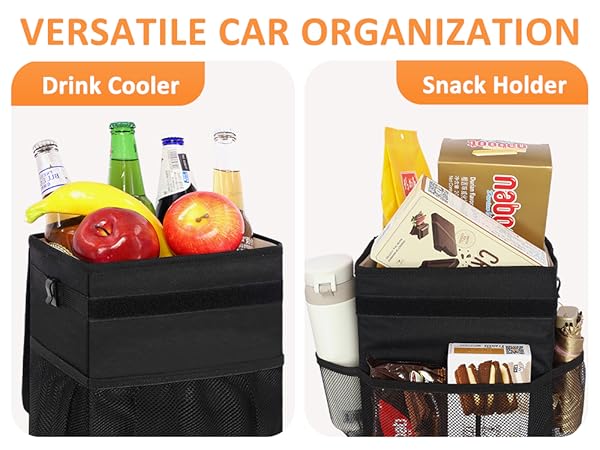 car trash can