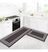 Mattitude Kitchen Mat [2PCS] Cushioned Comfort Anti-Fatigue Mat Non Slip Kitchen Rugs and Mats Wa...