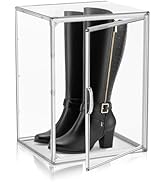 DAYOOH XX-Large Boot Storage Box, Acrylic Shoe Display Case, Transparent Sneaker Box Clear Plasti...