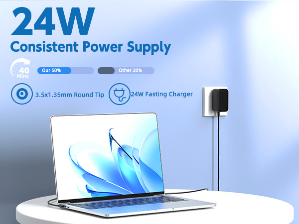 24W Charger for Gateway Laptop