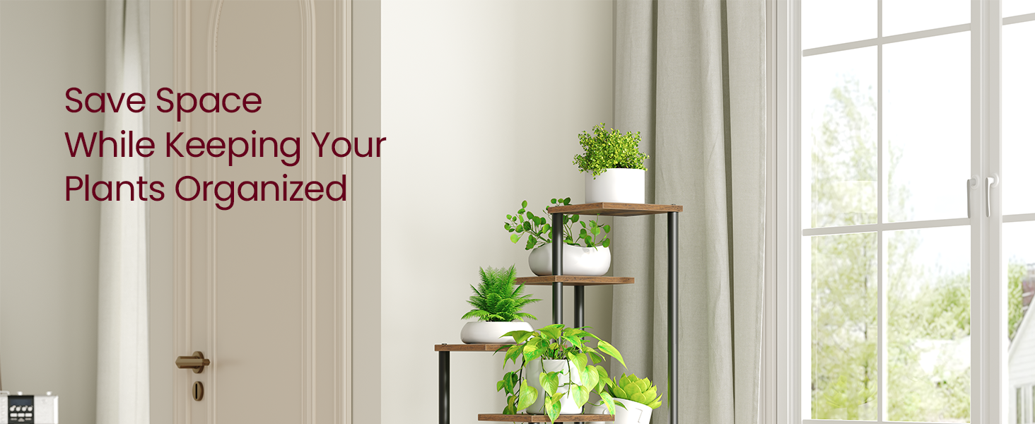 Save Space While Keeping Your Plants Organized