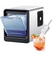 VEVOR Countertop Ice Maker, 33 lbs per Day, Self-Cleaning Portable Machine with Scoop, Drawer-Sty...