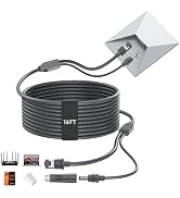 Ureegle 2 in 1 Starlink Mini Ethernet Cable 16.4FT/5M, Starlink Mini Cable DC/USB C Power Cord + ...