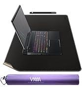 VYAAA Cork &amp; Leather Desk Mat, 35.4"Ã?19.6" Large Mouse Pad, Desktop Protector for Desk, Multifunc...