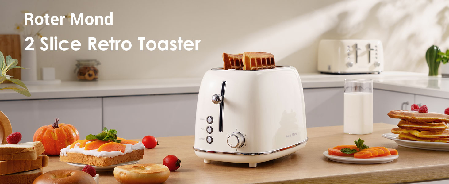 ROTER MOND 2 SLICE TOASTER