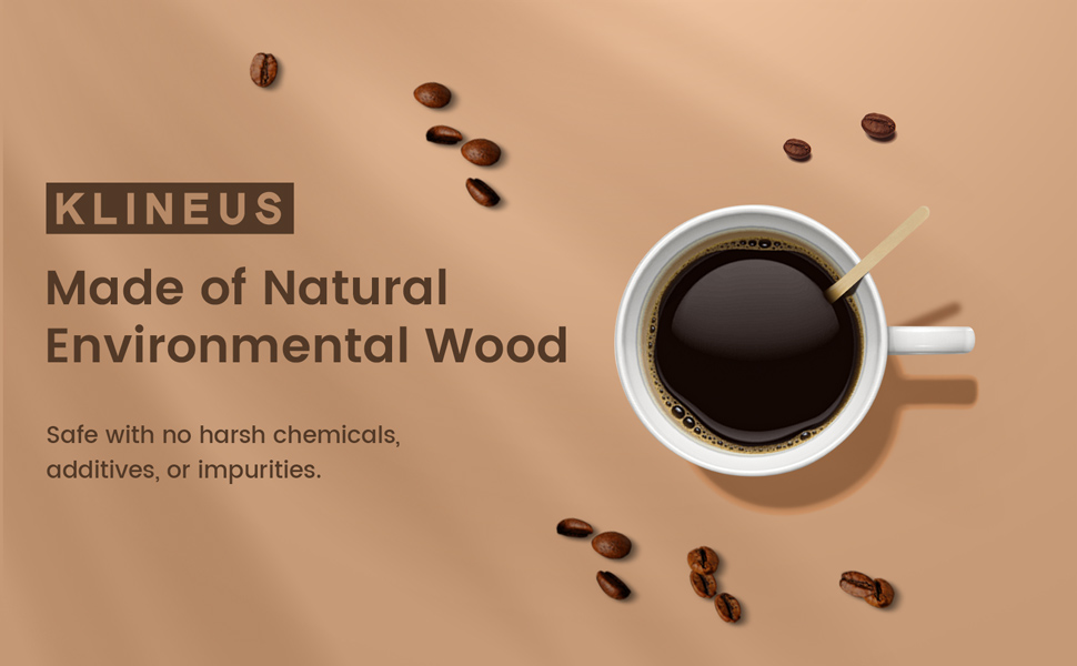 wood coffee stir sticks