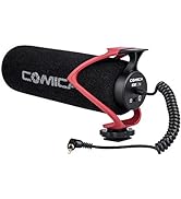 Comica CVM-V30 LITE Video Microphone Super-Cardioid Condenser On-Camera Shotgun Microphone for Ca...