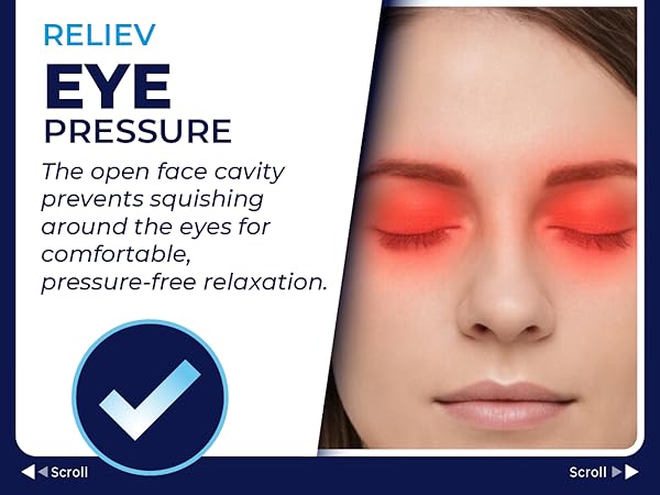 deep relaxation, spa, salon and home massage Face down support pillow for tanning chair spa bed