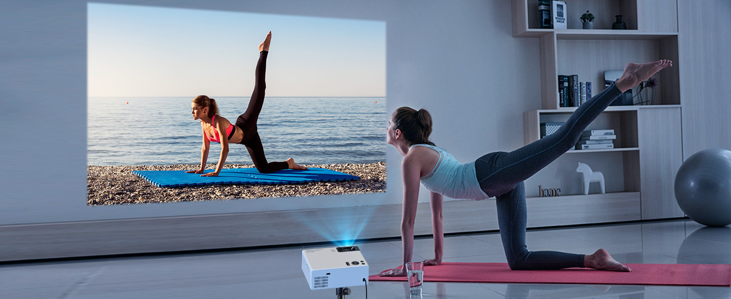 Projector Outdoor 5G Wifi Bluetooth Movei Video 4K 1080P Portable Home Theater Indoor Phone