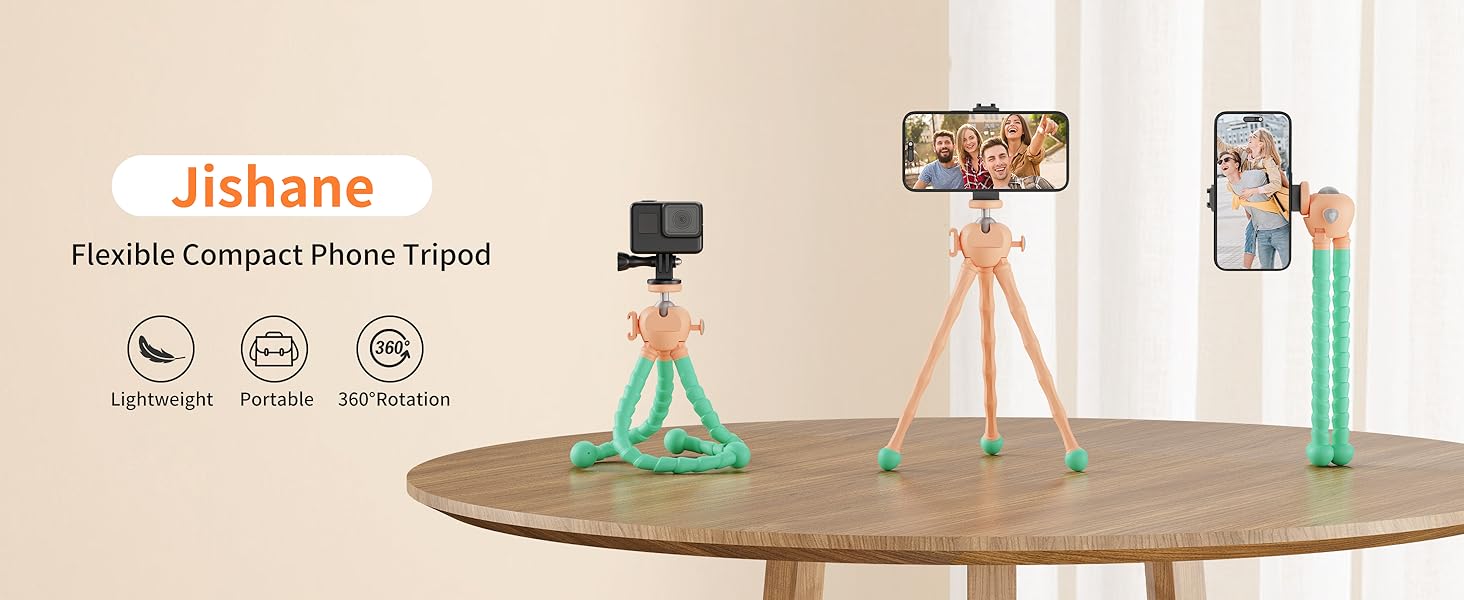 flexibel compact phone tripod