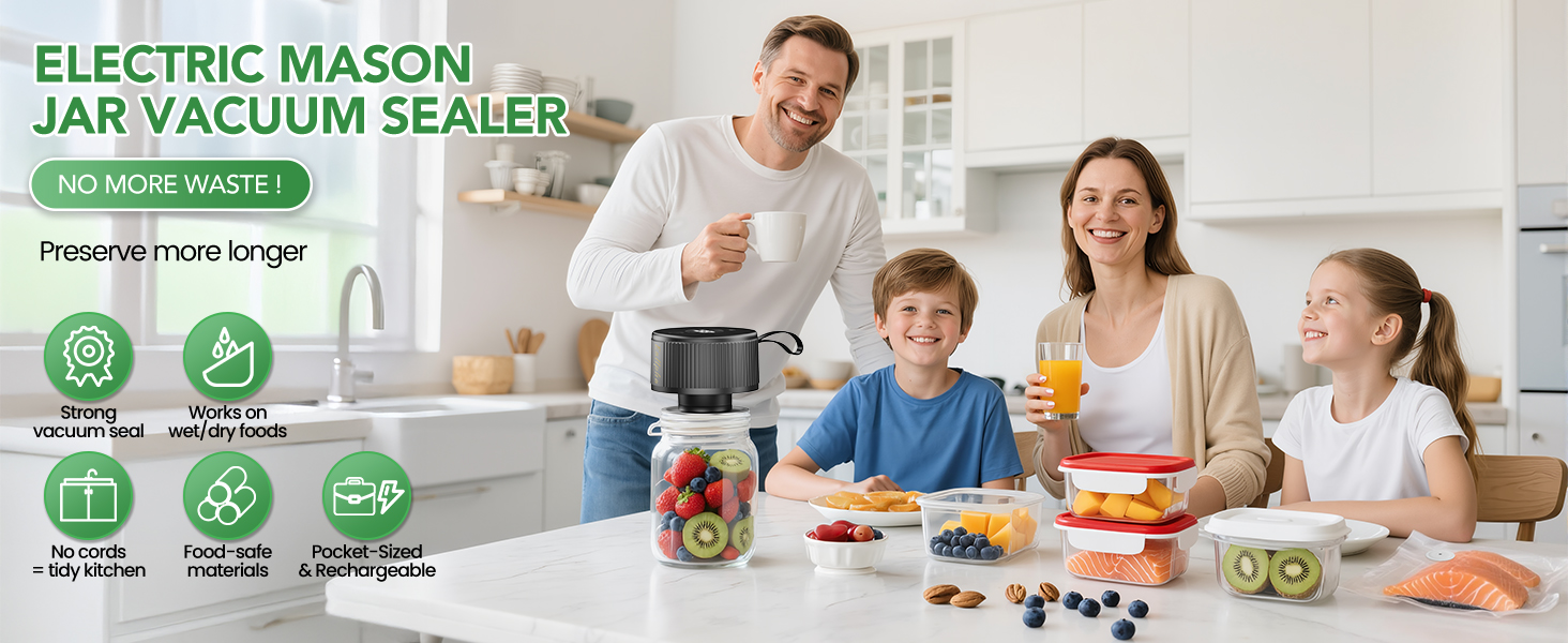 mason jar vacuum sealer kit