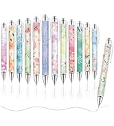 Maritown 12pcs Cute Flower Pens for Women Girls Fancy Pen Floral Pens Pretty Writing Ballpoints P...