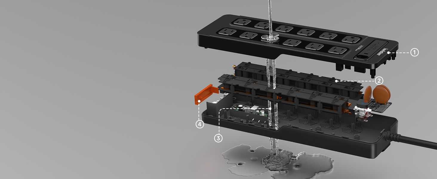 waterproof power strip