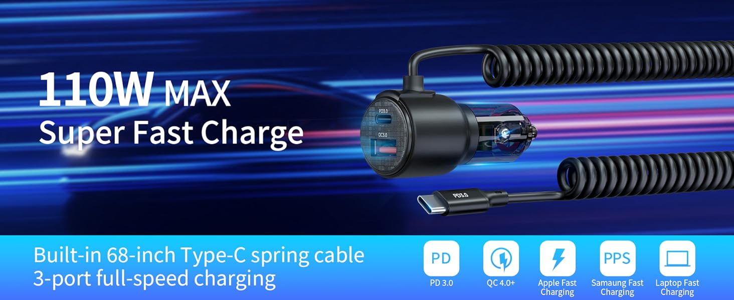 USB-C Car Charger