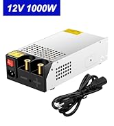 Yaheeda 1000W Converter, 110V AC to 12V DC Converter Power SupplyMax Current 83A DC Switch Transf...