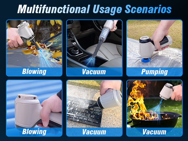 Car Vacuum Cleaner,Cordless 120W/15000PA Powerful Sutions Multi Functional Handheld Vacuum