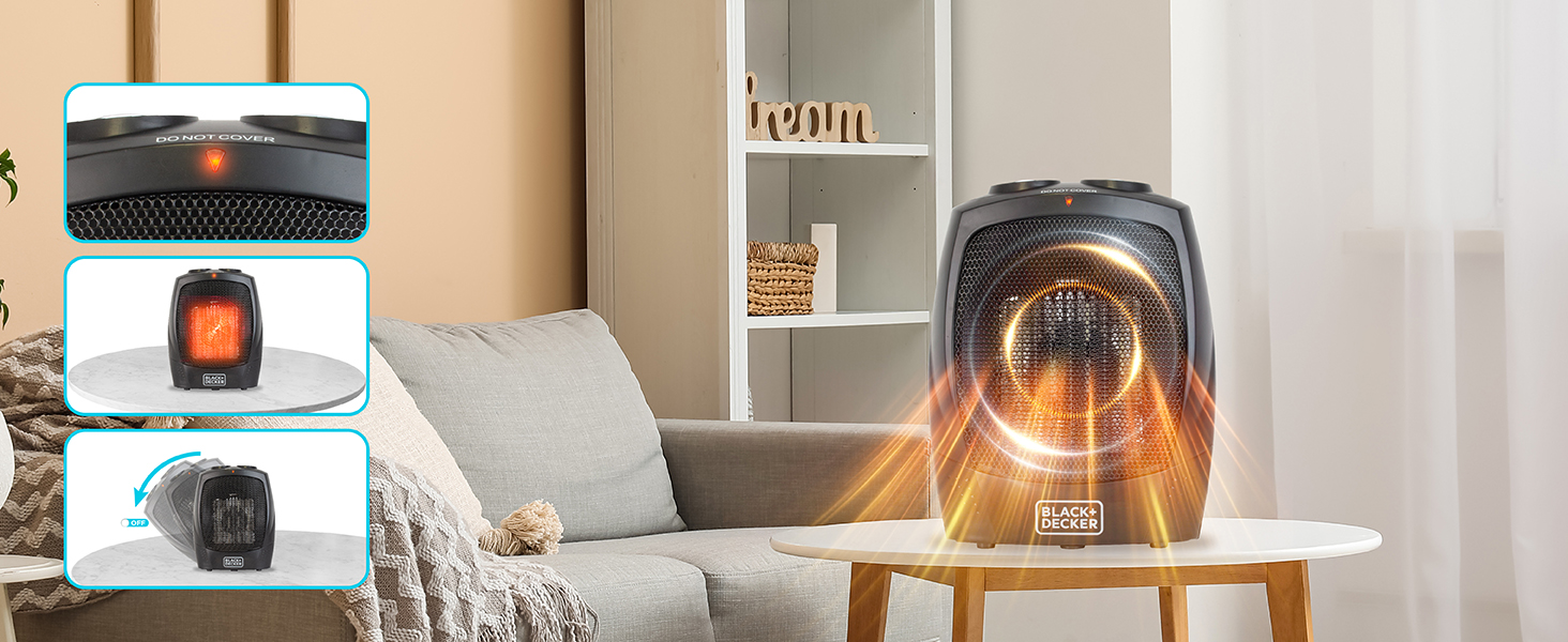 BLACK+DECKER Portable Space Heater